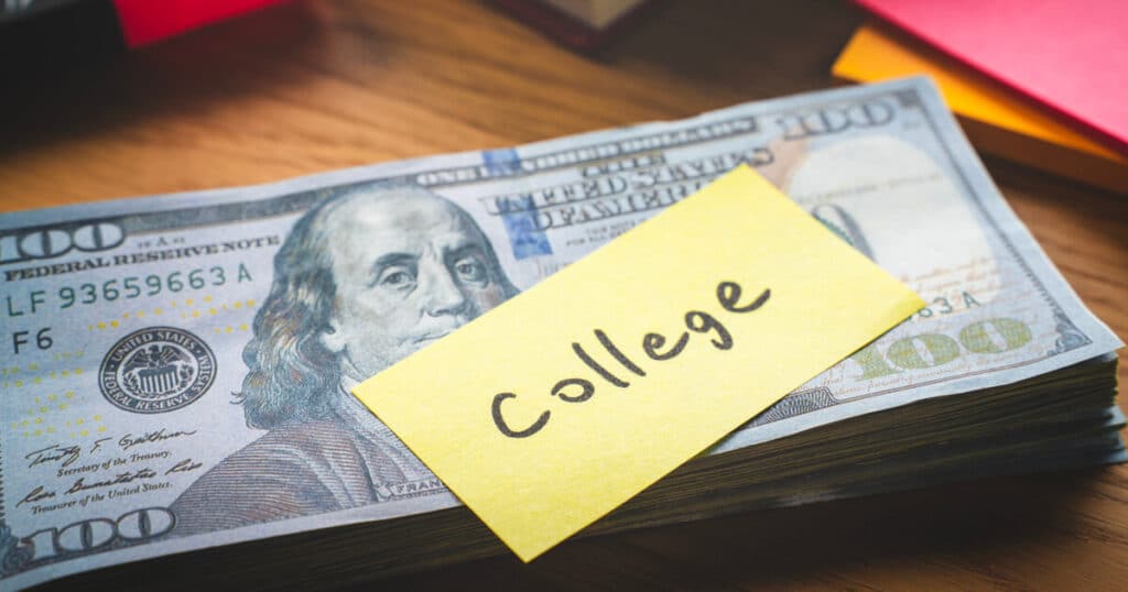 Money for college does not apply to the lifetime gift tax exclusion.