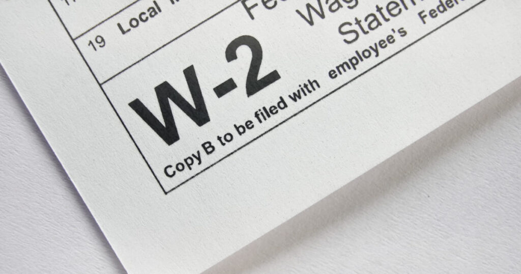 A W-2 form is an indicator that a worker is an employee and, therefore, eligible for workers comp for remote employees.