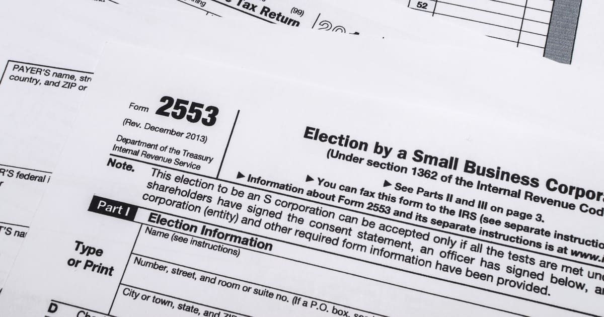 Small business owners who are wondering how to create an S corporation in California can fill out IRS Form 2553.